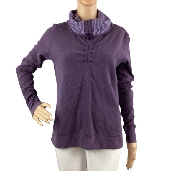 Lululemon In a Cinch Long Sleeve Tee Size 8 Purple - Picture 2 of 15